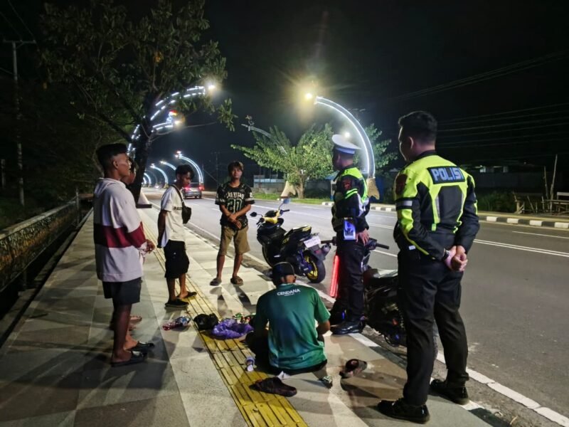 Blue Light Patrol Sat Lantas Polres Pulang Pisau, Hadirkan Rasa Aman di Malam Hari