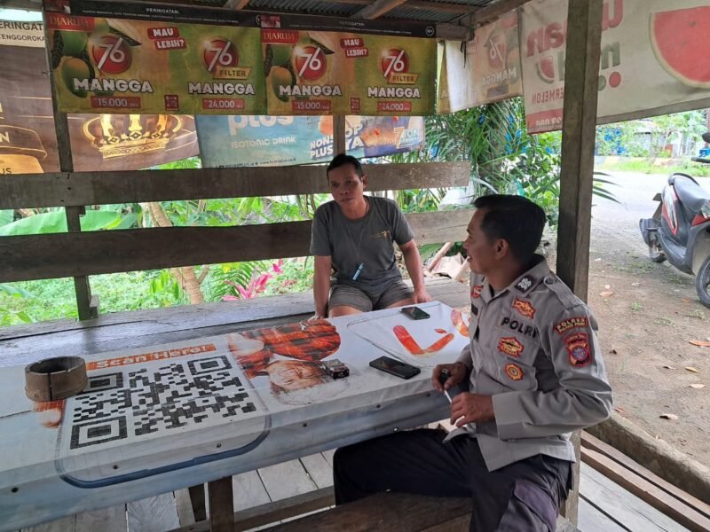 Cegah Judi Online Sat Binmas Polres Pulang Pisau Laksanakan Sambang ke Masyarakat