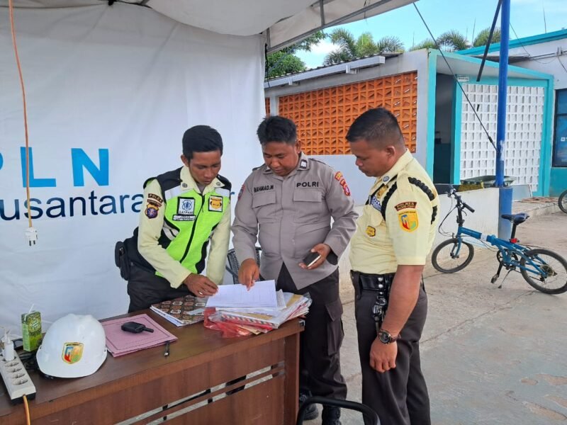 Kanit Binkamsa Sat Binmas Polres Pulang Pisau Sambangi kantor PLTU Pulang Pisau