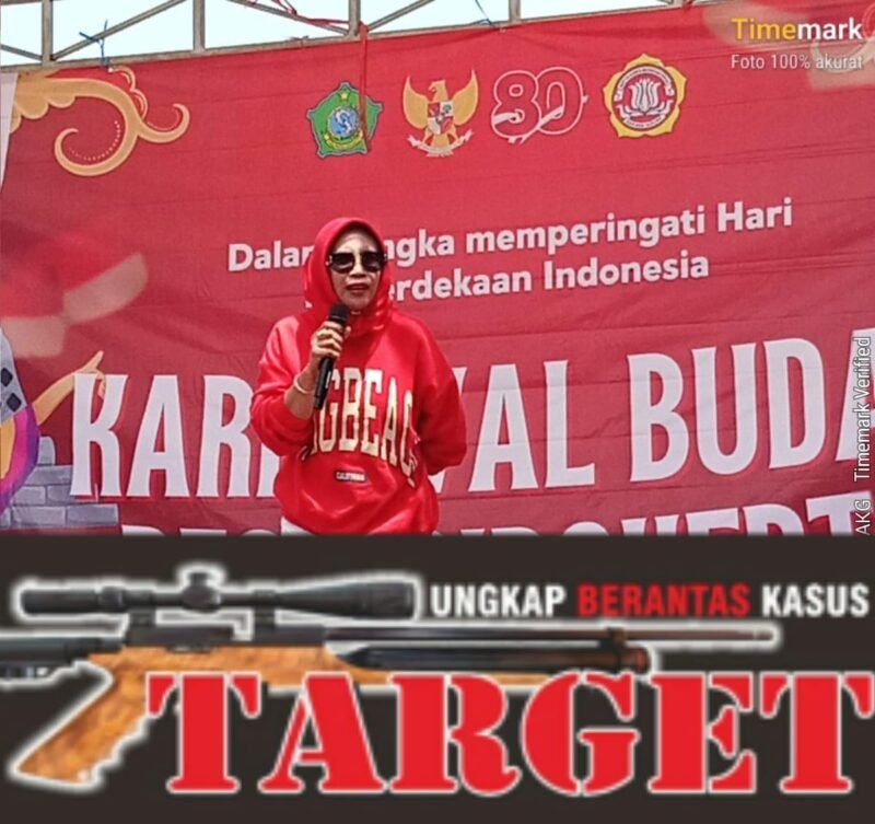Meriahkan HUT RI 80 Desa Sidokerto kec Buduran d Hadiri Wabup Hj Mimik Hidayana utk memberi dukungan dan semangat.(7/9/2025/Foto:Antok TargetNews.ID/Semangat Mendukung)