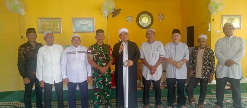 Babinsa Kaliau Hadiri Peringatan Maulid NABI MUHAMMAD SAW Wilayah Binaan