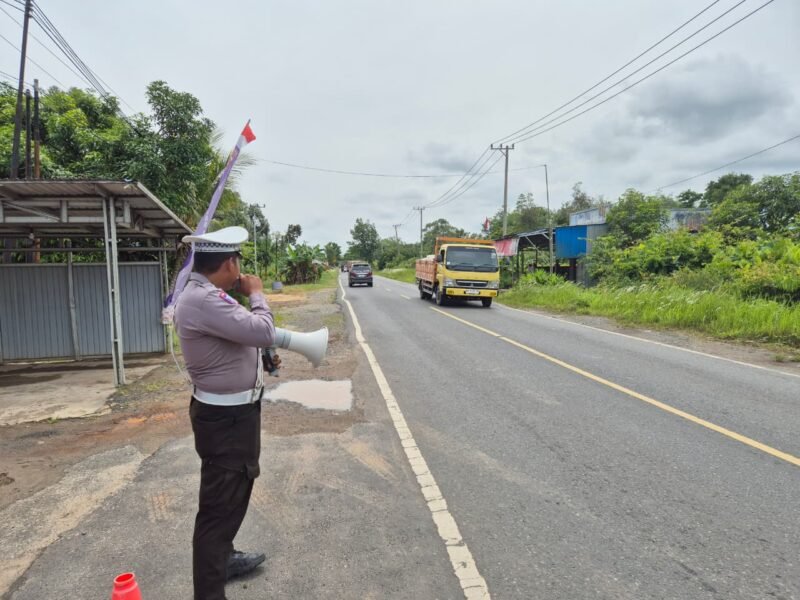 Satlantas Polres Pulang Pisau Gencarkan Penling Guna Kamseltibcarlantas