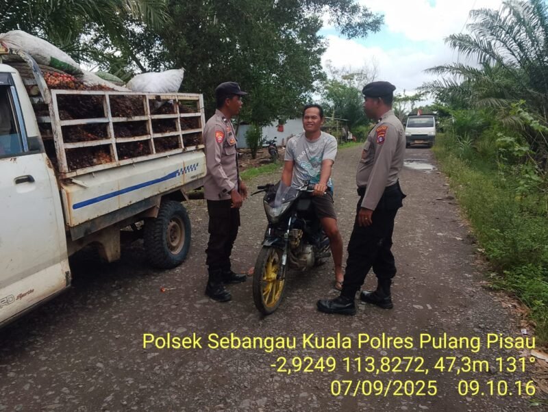 Pagi hari Polsek sebangau kuala gencarkan giat KRYD