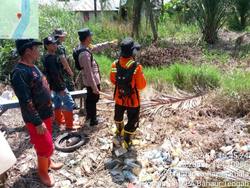 Personel Polsek Kahayan Kuala sambangi warga, Foto: bib TargetNews.id