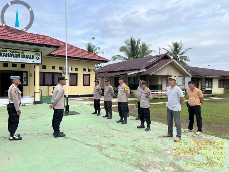 kegiatan Apel & Penyampaian arahan dari Pimpinan kepada Anggota, Foto: Bib TargetNews.id
