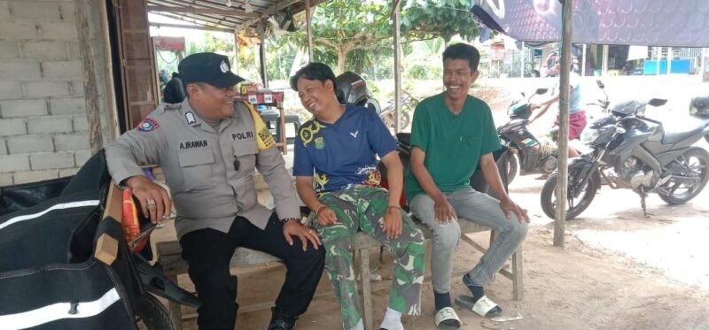Personel Polsek Maliku Lakukan Sosialisasi dan Imbauan, Foto: Bib TargetNews.id