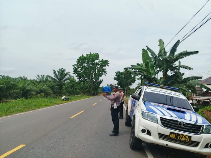 Personel Satlantas Rutin Patroli Daerah Rawan Laka dan Rawan Pelanggaran Lalu Lintas