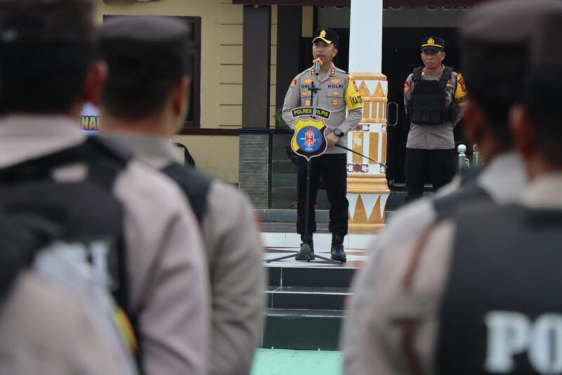 Polres Pulang Pisau Laksanakan Simulasi Sistem Pengamanan Mako, Foto: Bib TargetNews.id