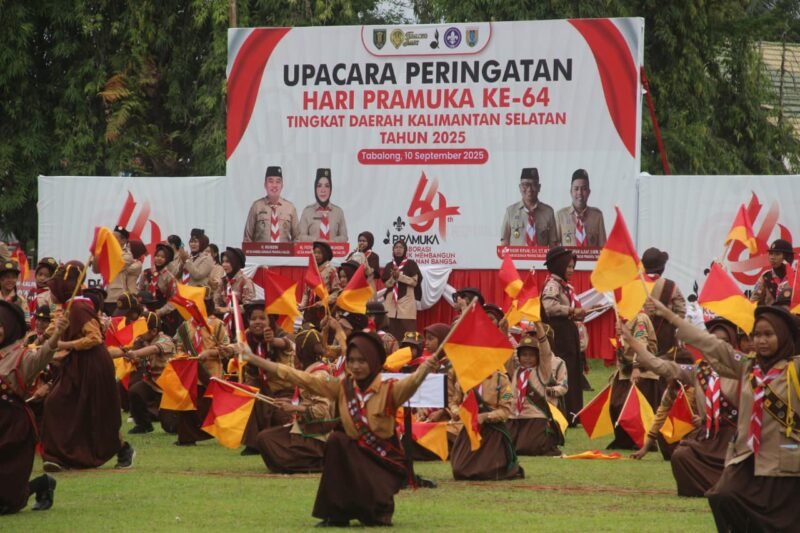 TNI dan Pramuka Tabalong Perkuat Sinergi di Momen, Hari Pramuka ke-64