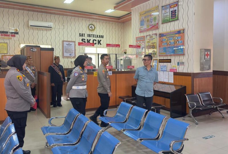 Polres Pulang Pisau Terima Kunjungan Tim Verifikasi Pelayanan Publik dari Stamarena Polri dan Polda Kalteng