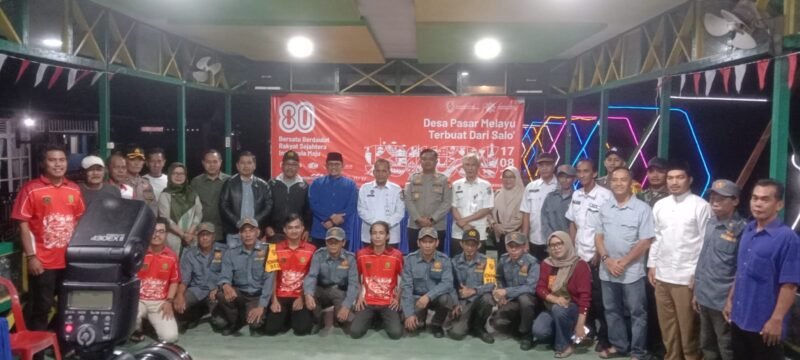 Wakili Danramil Babinsa Pasar Melayu Hadiri Inspeksi Trantiblinmas, Siskamling Oleh BNPP RI Dan Kemendagri RI