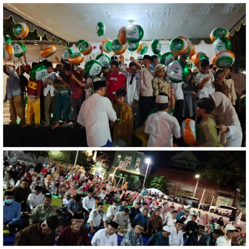 Warga RW 06 Kelurahan Manukan Kulon Meriahkan, Maulid Nabi Muhammad SAW Dengan Pengajian