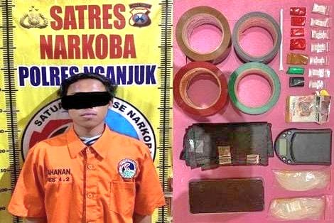 Pelaku Pengedar Sabu, Barang Bukti 3,69 Gram, Foto: Jomsen Silitonga/TargetNews.id