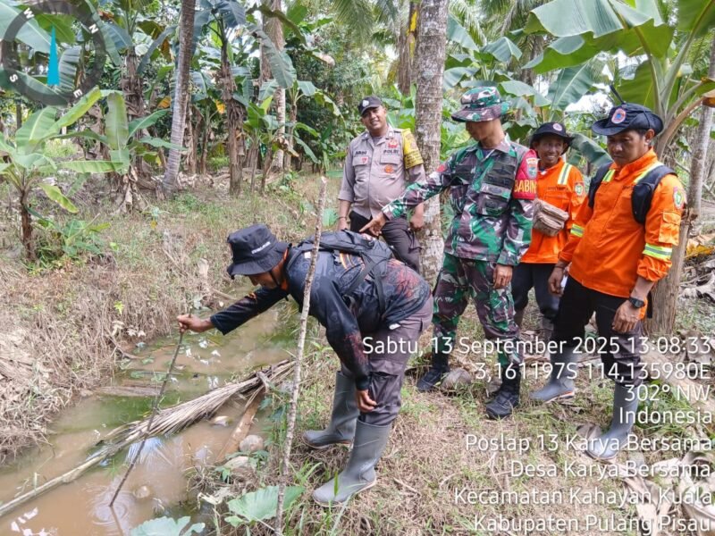 Polsek Pandih Batu Melaksanakan kegiatan Apel Gabungan dan Patroli Skala Besar Bersama TNI Personil Koramil 1011-13 Panddih Batu