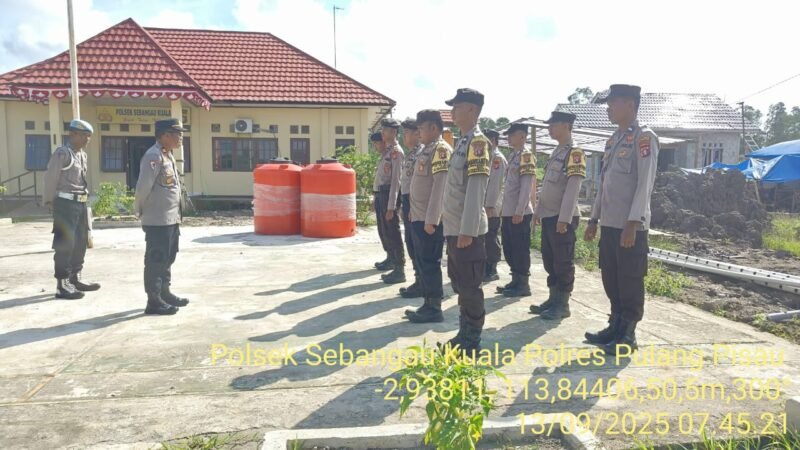 Melaksanakan kegiatan Apel & Penyampaian arahan dari Pimpinan kepada Anggota terkait tugas di lapangan.