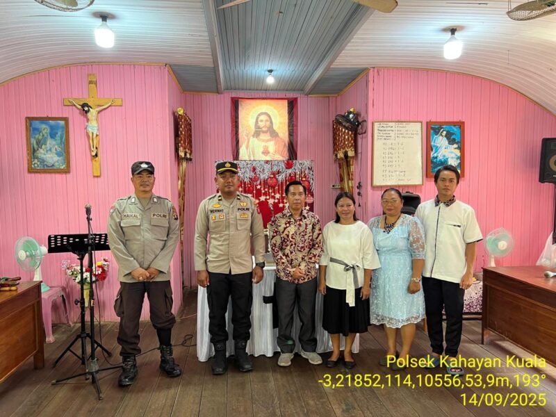 Gelar Minggu Kasih, Polsek Kahayan Kuala dengarkan Keluhan dan Harapan Masyarakat Desa Bahaur Tengah Kec.Kahayan Kuala