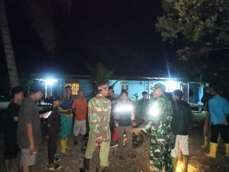 Wujud Nyata TNI di Tengah Rakyat: Patroli Keliling Babinsa Jaga Keamanan Lingkungan