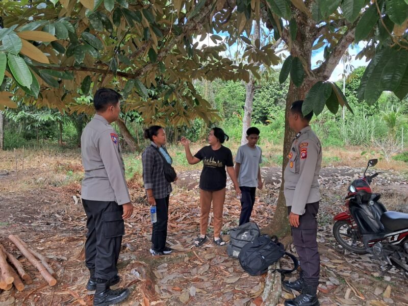 Personel Sat Binmas Lakukan Sambang Dan Berikan Himbauan Kamtibmas Kepada Masyarakat
