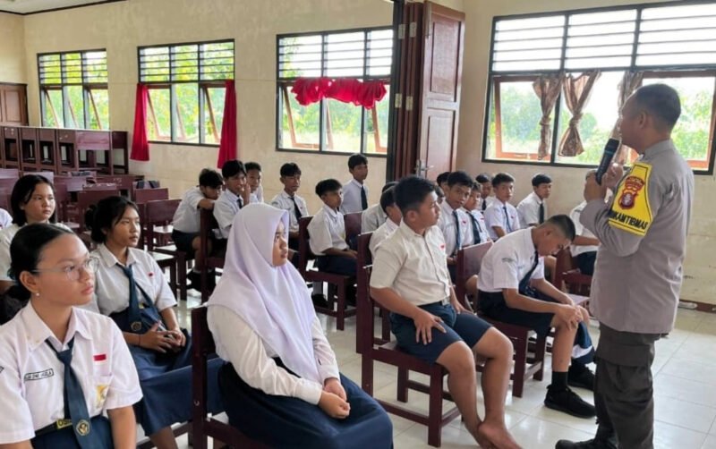 Polsek Kahayan Tengah Masuk Sekolah: Edukasi Lalu Lintas, Bahaya Narkoba, dan Bijak Bermedsos