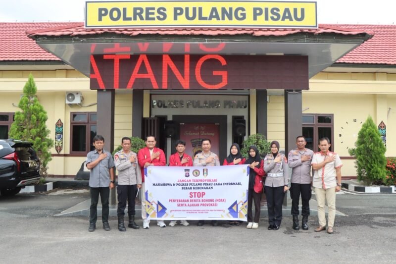 Bangun Sinergi Polri dan Mahasiswa, Kapolres Pulang Pisau Terima Kunjungan Ikatan Mahasiswa Muhammadiyah (IMM)