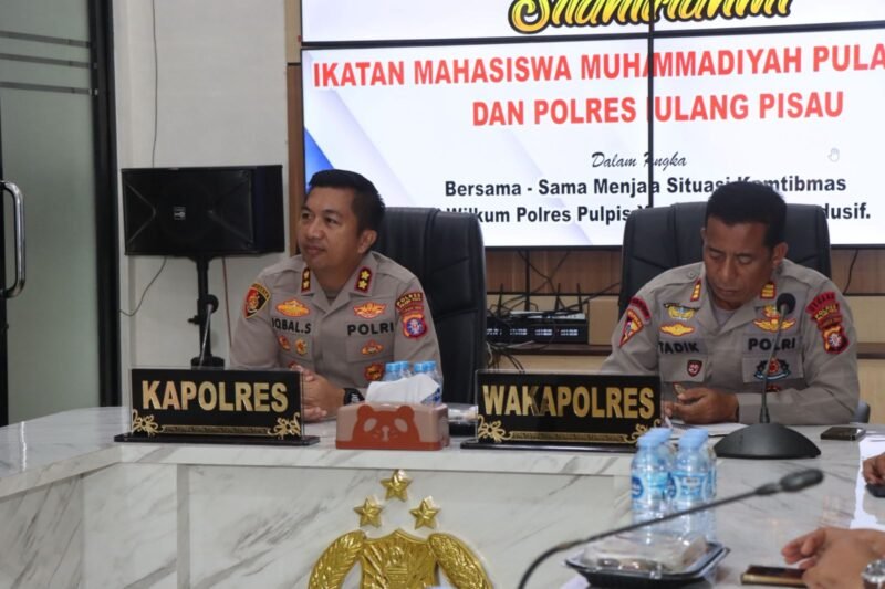 Kolaborasi Positif! Ikatan Mahasiswa Muhammadiyah (IMM) Pulang Pisau Silaturahmi ke Kapolres, Bahas Peran Mahasiswa dalam Keamanan Daerah