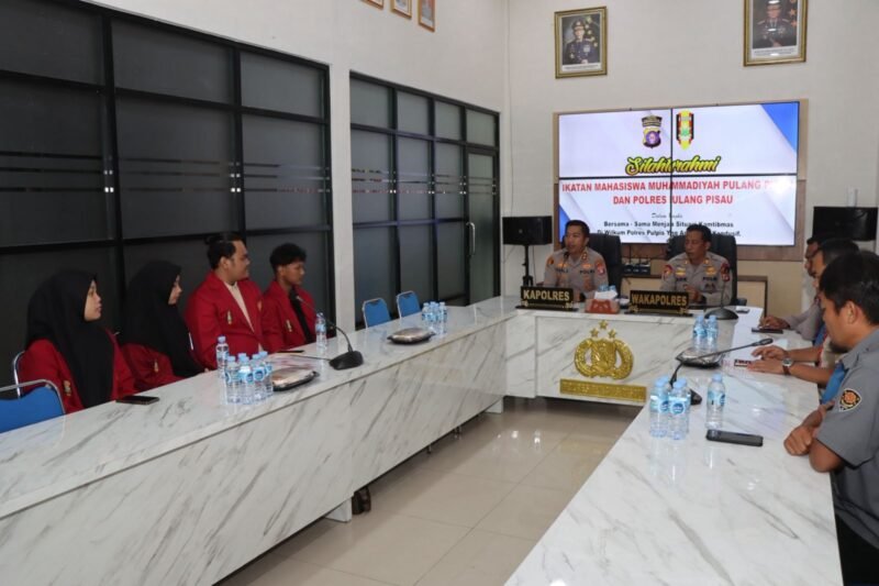 Silaturahmi IMM dan Kapolres Pulang Pisau: Awali Langkah Bersama untuk Bumi Handep Hapakat