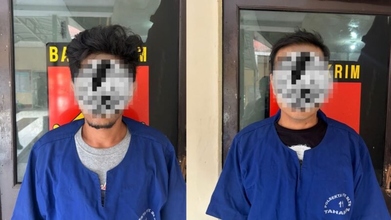 Reskrim Polsek Pontianak Selatan Tangkap Dua Pelaku Pencurian HP, Foto: Redaksi/bib