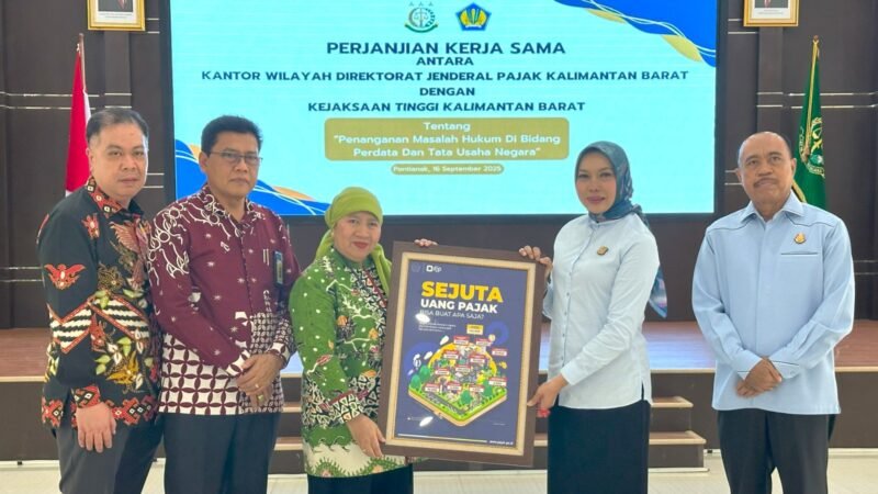 DJP dan Kejati Kalbar Teken Kerja Sama Hukum, Foto: Redaksi/bib