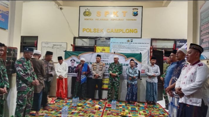 POLSEK CAMPLONG, GELAR PERINGATAN MAULID NABI