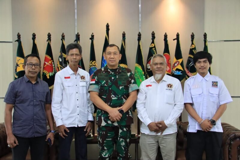 PLT Ketua PWI, Kalbar Wawan Suwandi Audiensi dengan Pangdam XII/Tpr, Foto: Redaksi/TargetNews.id