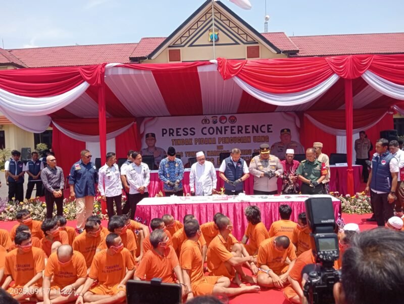 Pelalu Berhasil Bongkar Jaringan Kampung Narkoba, dan TPPU Senilai Rp 3 Miliar, foto: redaksi/bib gila