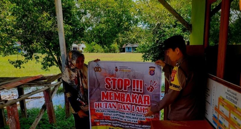 Sampaikan Imbauan Kamtibmas Kepada Masyarakat oleh Personel Polsek Maliku