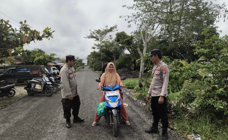 Polsek Sebangau Kuala laksanakan kegiatan KRYD di wilayah kecamatan Sebangau Kuala.