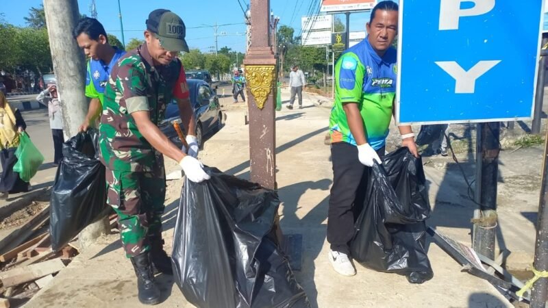 Babinsa Koramil 1008-04/Tanta Ikuti Jumat Bersih Di Kelurahan Mabuun