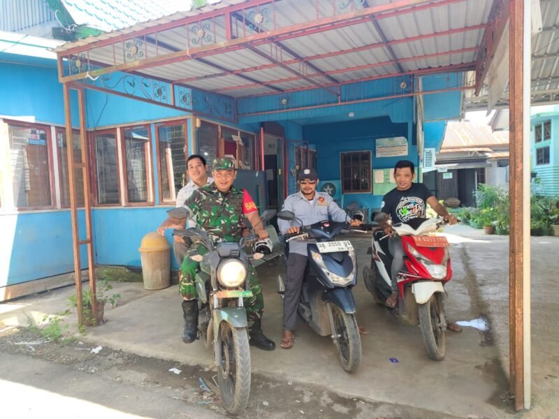 Jaga Kamtibmas, TNI dan Komponen Masyarakat Laksanakan Patroli di Kecamatan Kelua