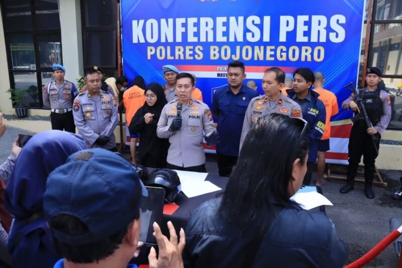 Lima Pelaku Tersangka Diamankan, foto: redaksi/bib