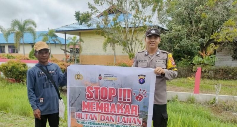 Sambang ke Masyarakat, Personel Polsek Maliku Lakukan Sosialisasi dan Imbauan