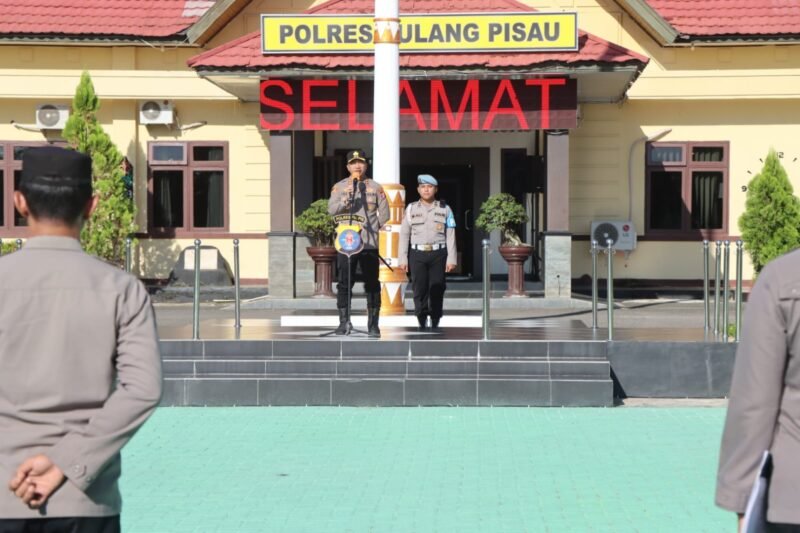 Apel Jam Pimpinan: Kapolres Pulang Pisau Tekankan Hindari Pelanggaran dan Jaga Marwah Institusi