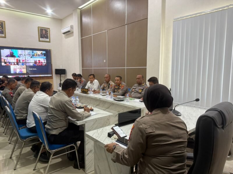Polres Pulang Pisau Gelar Anev Sitkamtibmas, Bahas Makan Bergizi Gratis (MBG), Perkembangan Kasus, dan Pencegahan Bencana