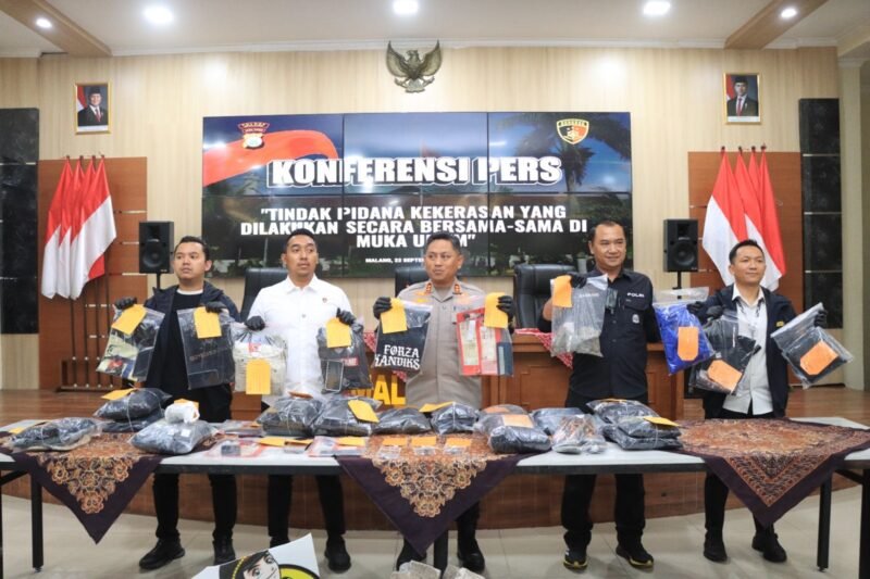 Tetapkan 21 Pelaku, Tersangka Perusakan Kantor Polisi 6 Diantaranya ABH