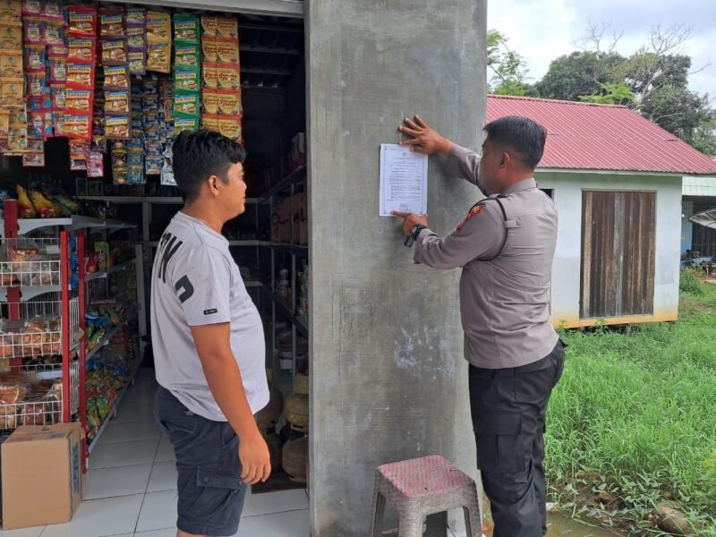 Mengantisipasi Karhutla, Ini Yang Dilakukan Personil Sat Binmas Polres Pulang Pisau