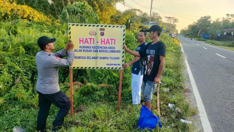 Polsek Maliku Ajak Masyarakat untuk Wujudkan Kamtibmas yang Aman