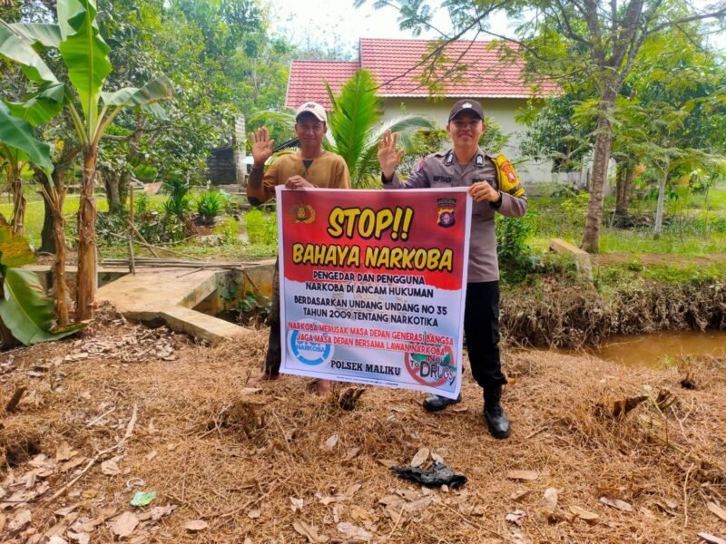 Polsek Maliku Sambangi Masyarakat dengan Beri Imbauan