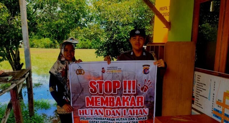 Personel Polsek Maliku Sosialisasi Kepada Masyarakat Kecamatan Maliku