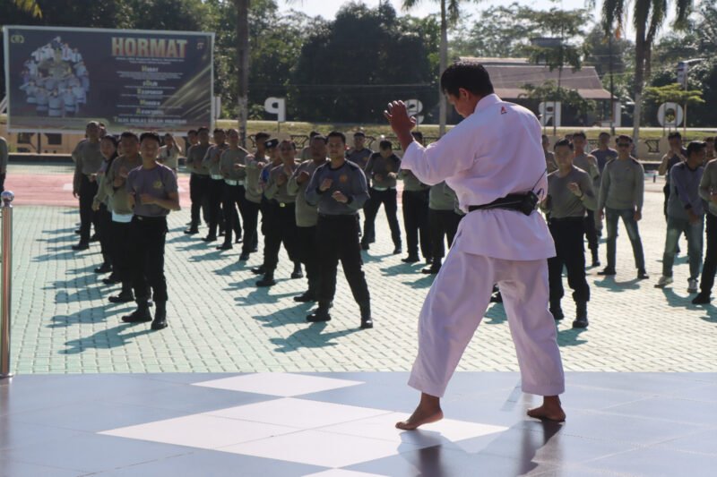 Polres Pulang Pisau Gelar Latihan Bela Diri