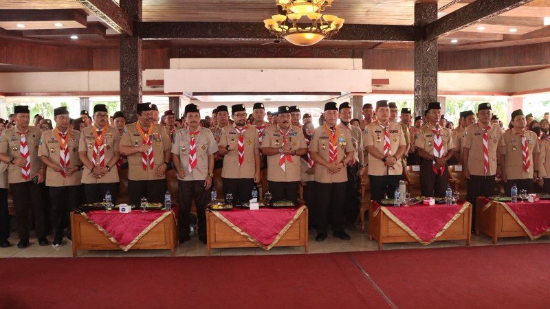 Kapolres Nganjuk Hadiri Pelantikan Majelis, Pembimbing Cabang Gerakan Pramuka
