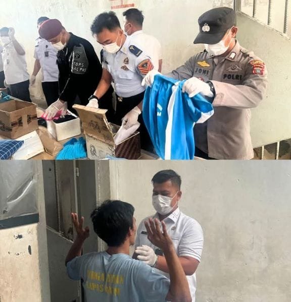 Rutan Batam Laksanakan Razia Gabungan Bersama APH.