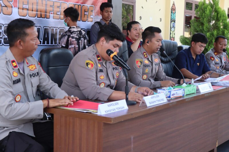 Waspada Karhutla! Polres Pulang Pisau Tangani 4 Kasus, Dua Pelaku Sudah Ditahan