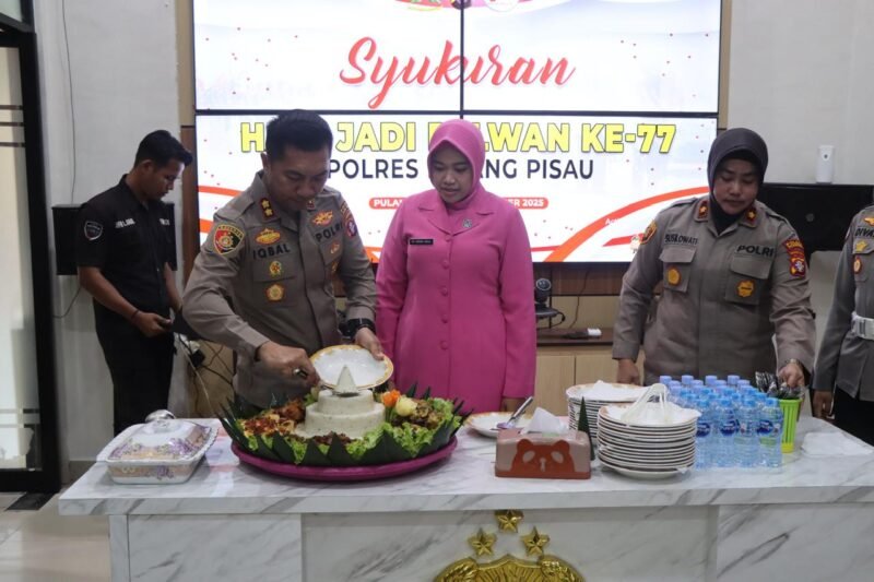 Syukuran HUT ke-77 Polwan, Kapolres Pulang Pisau Apresiasi Dedikasi Para Srikandi Bhayangkara