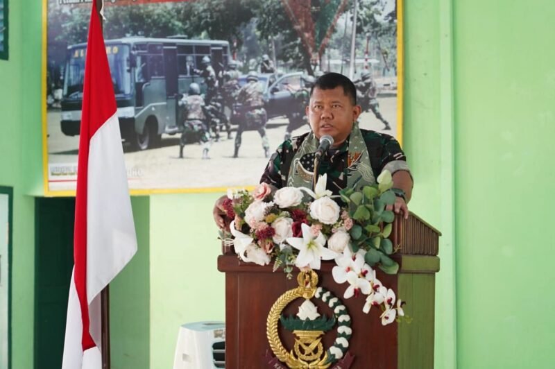 Danrem 073/Makutarama Kunjungi Yonif 410/Alugoro